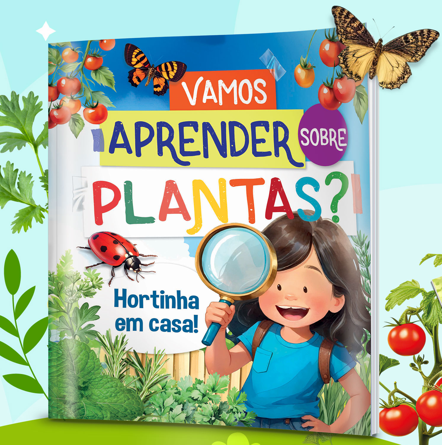 LIvro Infantil Vamos Aprender Sobre Plantas?