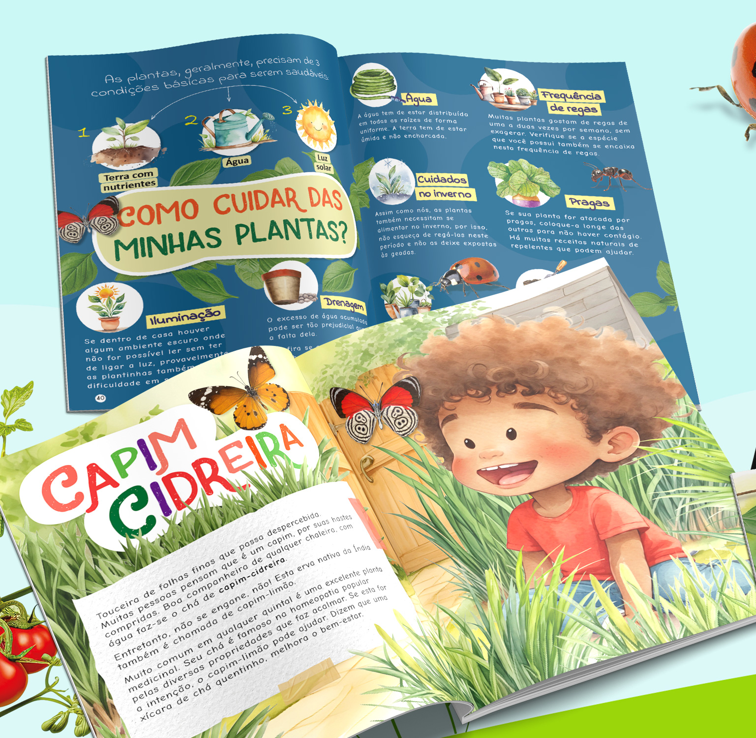 LIvro Infantil Vamos Aprender Sobre Plantas?