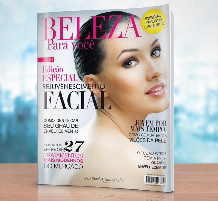 Capa e chamadas revista Beleza para você