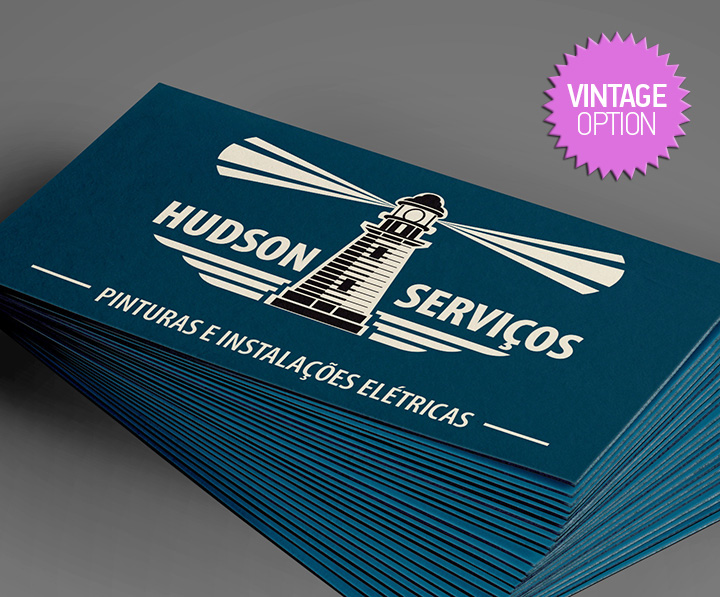 Logotipo Hudson Serviços opção vintage