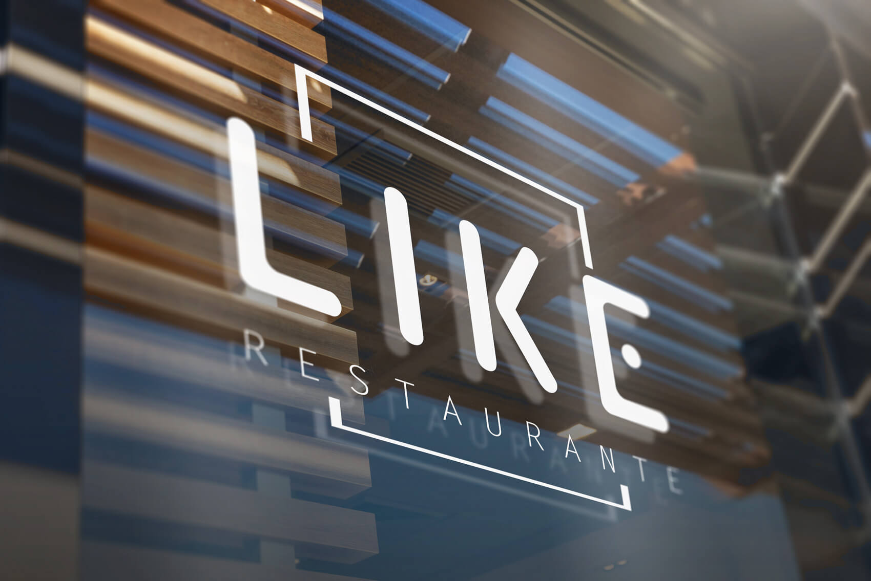 Logotipo restaurante Like