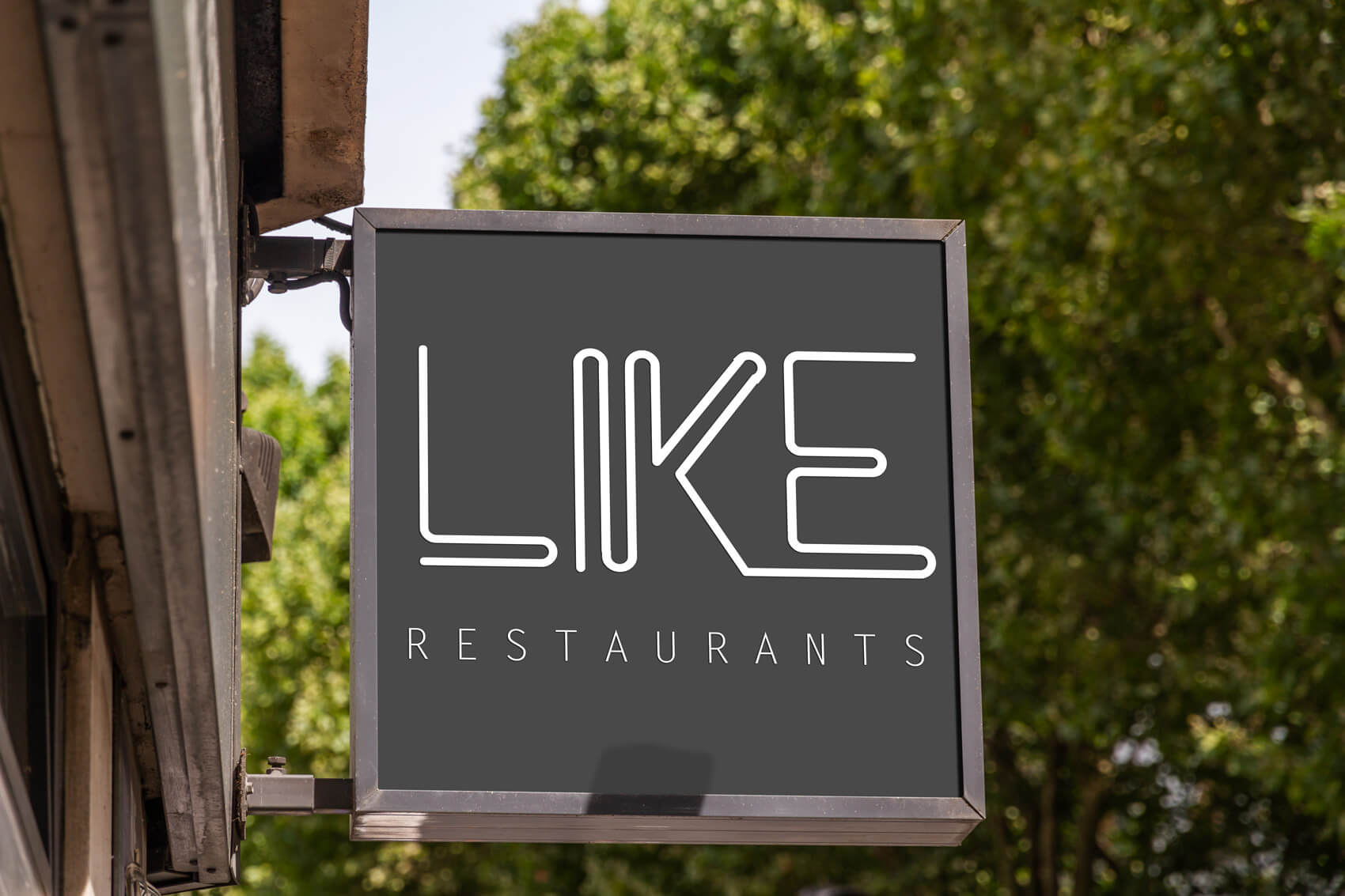 Logotipo restaurante Like