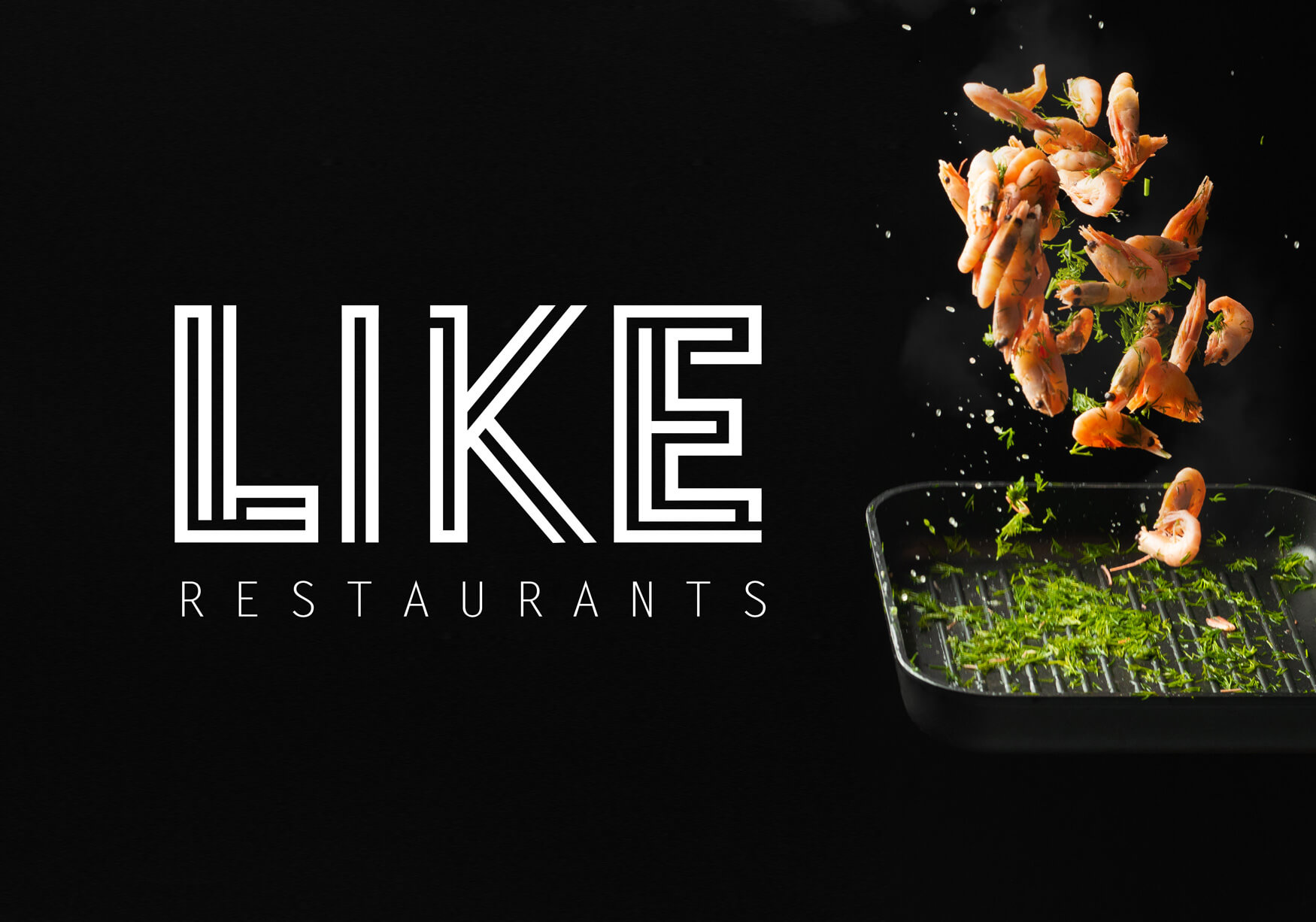 Logotipo restaurante Like