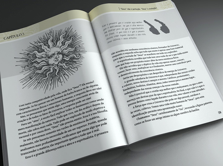 Diagramação Interna livro Deus - Abre Capítulo