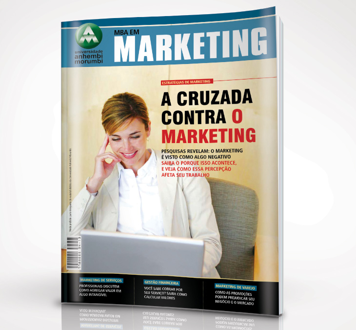 Capa revista didática Marketing